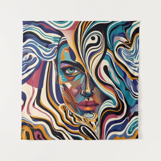 Echo's van het gesluierde spectrum - wandkleed (Voorkant)