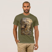 Echo's van het Hoogland – Oude Stier Eland T-shirt (Voorkant volledig)