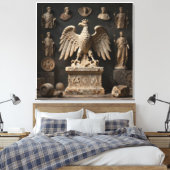 Echo's van het Pelasgische Ritueel Canvas Afdruk (Insitu (Slaapkamer))