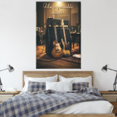 Echo's van het podium canvas afdruk (Insitu (Slaapkamer))