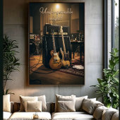 Echo's van het podium canvas afdruk