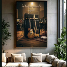 Echo's van het podium canvas afdruk