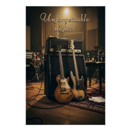 Echo's van het podium perfect poster