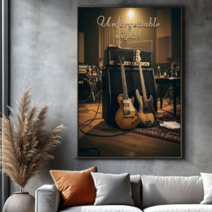 Echo's van het podium poster