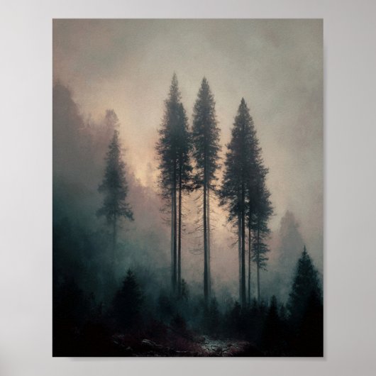 Echo's van het Stille Bos: Hoge Schildwachten in N Poster (Voorkant)
