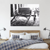 Echo's van het verleden canvas afdruk (Insitu (Slaapkamer))