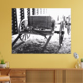 Echo's van het verleden canvas afdruk (Insitu (Woonkamer))