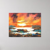 Echo's van kleur canvas afdruk (Voorkant)