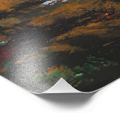 Echo's van kleur foto afdruk (Hoek)