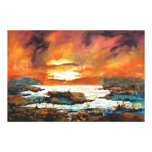 Echo's van kleur foto afdruk (Voorkant)