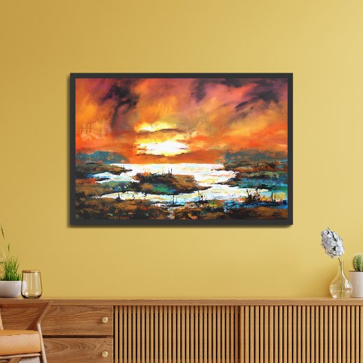 Echo's van kleur poster