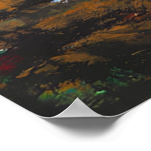 Echo's van kleur poster (Hoek)