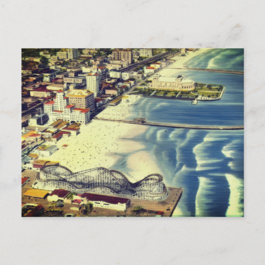 Echo's van Long Beach (Klassieke Kust van Californ Briefkaart (Voorkant)