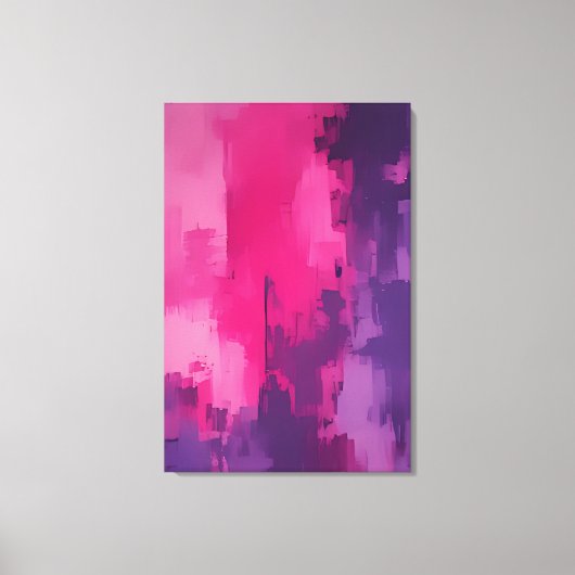 Echo's van Magenta Canvas Afdruk (Voorkant)