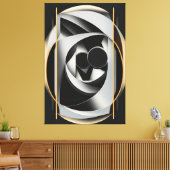 Echo's van Oneindigheid Canvas Afdruk (Insitu (Woonkamer))