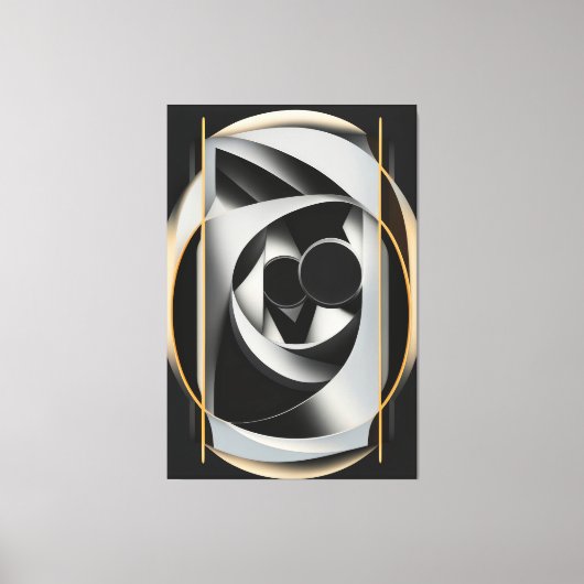 Echo's van Oneindigheid Canvas Afdruk (Voorkant)