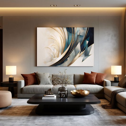 Echo's van Oneindigheid Canvas Afdruk