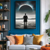 Echo's van oneindigheid canvas afdruk