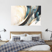 Echo's van Oneindigheid Canvas Afdruk (Insitu (Slaapkamer))