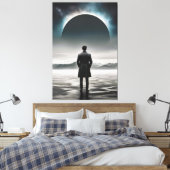 Echo's van oneindigheid canvas afdruk (Insitu (Slaapkamer))