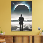 Echo's van oneindigheid canvas afdruk (Insitu (Woonkamer))