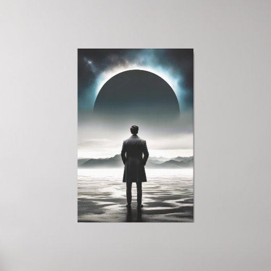 Echo's van oneindigheid canvas afdruk (Voorkant)