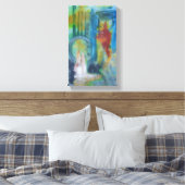 Echo's van Sereniteit Canvas Afdruk (Insitu (Slaapkamer))