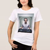 Echo's van Stilte – De Void DJ Tri-Blend Shirt (Voorkant)