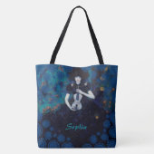 Echos van stilte: een viool als genezingslied tote bag (Achterkant)