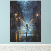 Echo's van vreugde canvas afdruk (Insitu (Houten vloer))