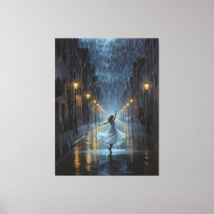 Echo's van vreugde canvas afdruk