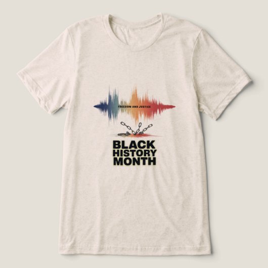 Echo's van vrijheid Tri-Blend shirt (Design voorkant)