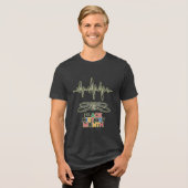 Echo's van vrijheid Tri-Blend shirt (Voorkant volledig)