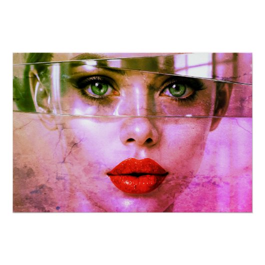 Echos von Morgen: Futuristische Mode und Technik Perfect Poster (Voorkant)