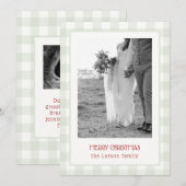 Echoscopie Baby Aankondiging Familie Vakantiekaart (Voorkant / Achterkant)