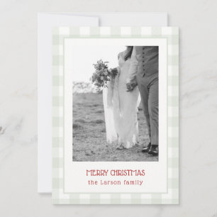 Echoscopie Baby Aankondiging Familie Vakantiekaart