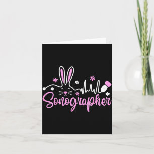 Echoscopist Bunny Pasen Echoscopie Ultrasound Kaart