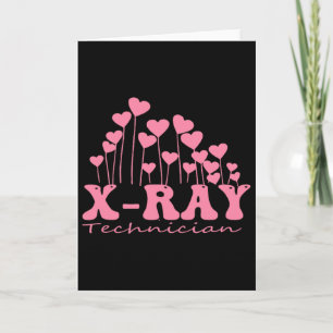 Echoscopist Valentine Hearts Radiologie laborant Kaart