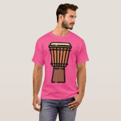 Echt als Djembe Afrikaanse drums T-shirt (Voorkant volledig)
