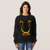 Echt als een Lyre snaarinstrument Trui (Voorkant volledig)