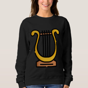 Echt als een Lyre snaarinstrument Trui