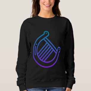 Echt als een Lyre snaarinstrument Trui