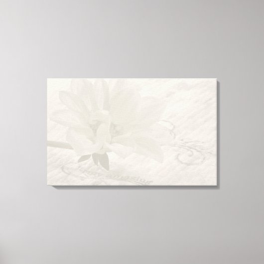 Echt Amazing Dahlia Canvas Afdruk (Voorkant)