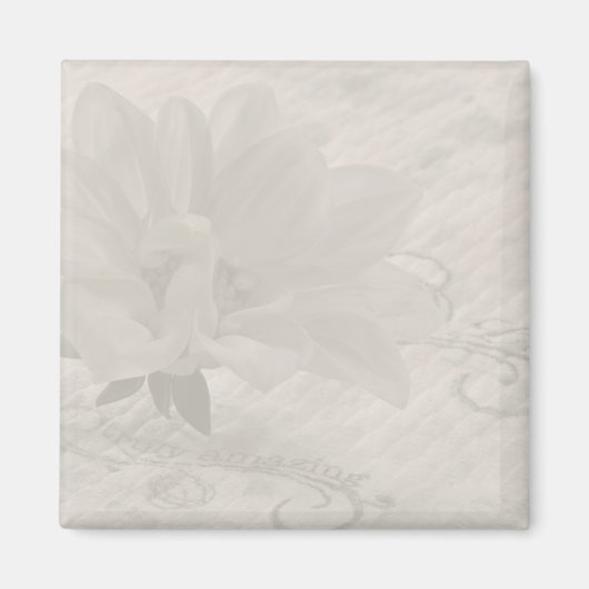 Echt Amazing Dahlia Magneet (Voorkant)