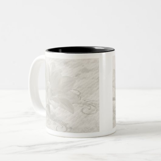 Echt Amazing Dahlia Tweekleurige Koffiemok (Voorkant links)