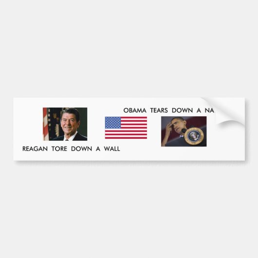 ECHT AMERIKAANS BUMPERSTICKER (Voorkant)