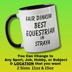 Echt beste paardensporter in Australië Mok