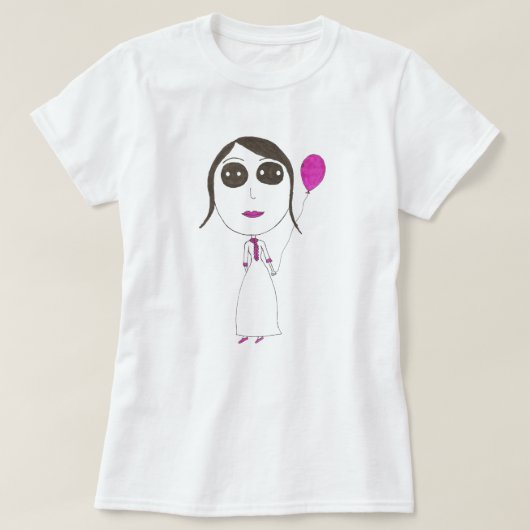 Echt Big Head Girl T-shirt (Design voorkant)