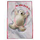 Echt Big Snow Angel Medium Cadeauzakje (Achterkant)