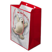 Echt Big Snow Angel Medium Cadeauzakje (Achterkant Gekanteld)